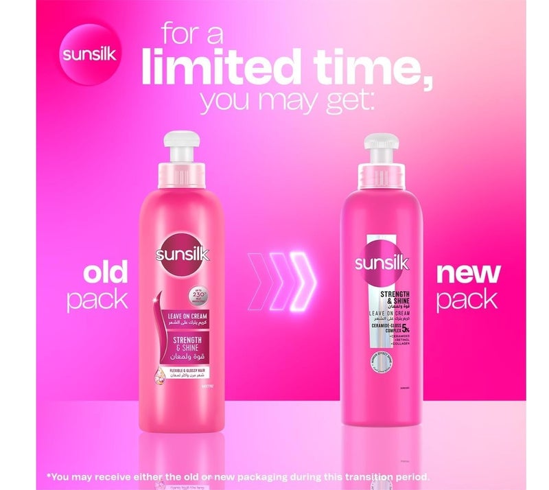 Sunsilk كريم يترك على الشعر مع زيت جوز الهند للشعر الباهت المعرض للتكسر - Image 3